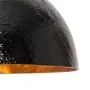 Dome Black & Gold Pendant Ceiling Light