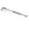 Fluorescent Satin Silver 28W Cool White Ceiling Light
