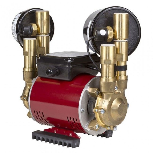 Grundfos Amazon STN-1.5B Universal Twin Impeller Brass Regenerative Shower Pump