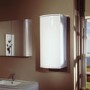 800mm Wall Hung Single Door Bathroom Cabinet White - Voss