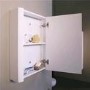 500mm Wall Hung Mirrored Cabinet - Single Door Unit - Voss Range