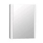 500mm Wall Hung Mirrored Cabinet - Single Door Unit - Voss Range