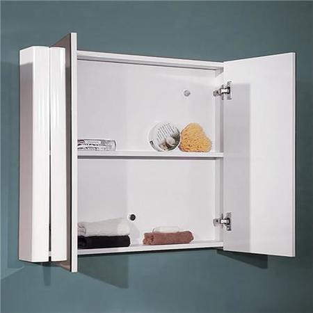 750mm Wall Hung Mirrored Cabinet - Double Door Unit -  Voss™ Range