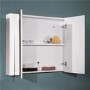 750mm Wall Hung Mirrored Cabinet - Double Door Unit -  Voss&#153; Range