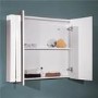 750mm Wall Hung Mirrored Cabinet - Double Door Unit -  Voss™ Range