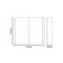 750mm Wall Hung Mirrored Cabinet - Double Door Unit -  Voss&#153; Range