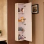 Aspen Compact 1400mm Wall Hung Bathroom Cabinet White Right Handed Unit