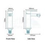 GRADE A2 - Bidet Mixer Tap - Cube