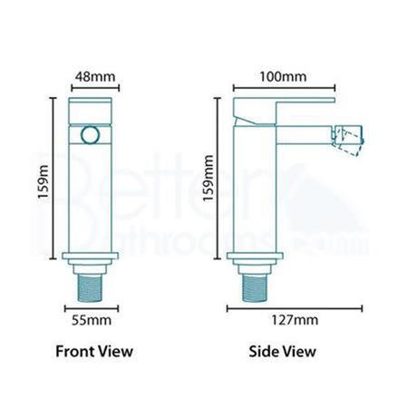 GRADE A2 - Bidet Mixer Tap - Cube