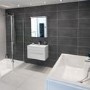 Cementi Dark Grey Porcelain Wall/Floor Tile 