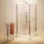 Burlington 8mm 900 x 800 Hinged Shower Enclosure