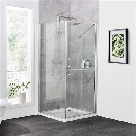 900 x 900 Twin Door Hinged Shower Enclosure
