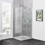 900 x 900 Twin Door Hinged Shower Enclosure
