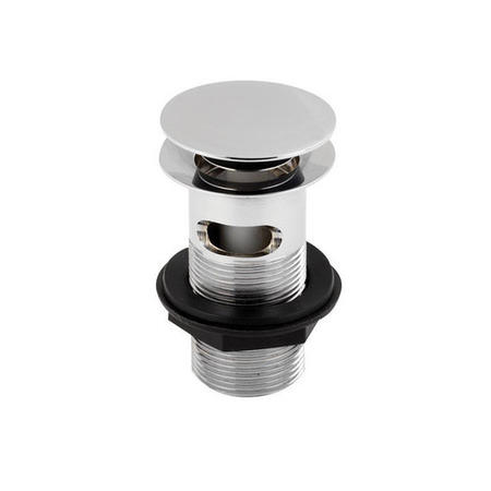 Round Extended Slotted Push Button Basin Waste