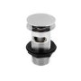 Round Extended Slotted Push Button Basin Waste