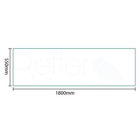 1800mm Luxury Acrylic Front Bath Panel