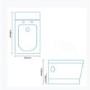 Wall Hung Toilet and Soft Close Seat - Turin Range