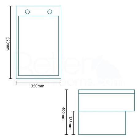 Brianza Back To Wall Toilet and Soft Close Seat
