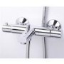 Faro Premium Thermostatic Wall Mounted Bath Shower Mixer with Jupiter Slide Rail Kit