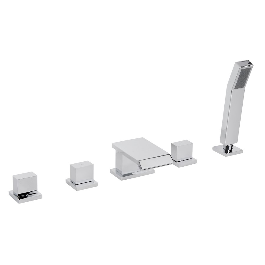 GRADE A2 - Aqua 5 Tap Hole Bath Shower Mixer