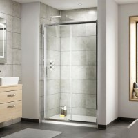 Aqualine 4mm 1100 Sliding Shower Door Aqualine 4mm 1100 Sliding Shower Door