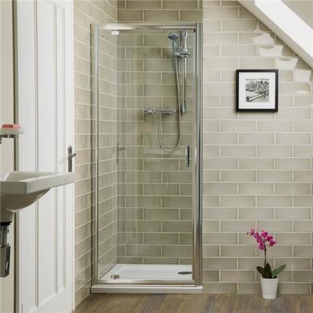 Aqualine 6mm 700 Pivot Shower Door