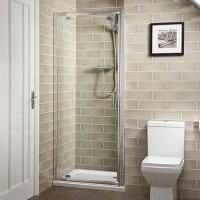 Pivot Shower Door 760mm - 6mm Glass - Aqualine Range