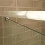 Pivot Shower Door - 800mm - 6mm Glass - Aqualine