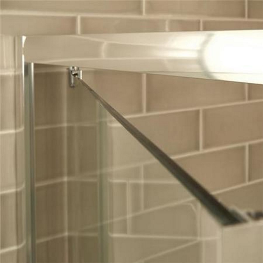 Pivot Shower Door - 800mm - 6mm Glass - Aqualine
