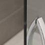 Sliding Shower Door 1200mm - 8mm Glass - Aquafloe Iris Range