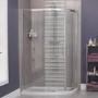 1200 x 800mm Offset Sliding Door Quadrant Shower Enclosure - Aqualine