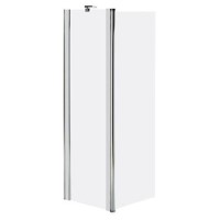Straight Hinged Double Bath Shower Screen H1400 x W940mm