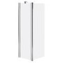 Straight Hinged Double Bath Shower Screen H1400 x W940mm
