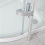 Alona 6mm 900 x 900 Frameless Hinged Quadrant Shower Enclosure