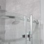 Alona 6mm 800 x 800 Frameless Hinged Door Quadrant Shower Enclosure