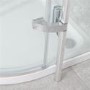 Alona 6mm 800 x 800 Frameless Hinged Door Quadrant Shower Enclosure