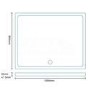 GRADE A1 - Slim Line 1000 x 800 Rectangular Shower Tray 