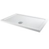 Stone Resin Low Profile Rectangular Shower Tray 1100 x 760mm - Slim Line