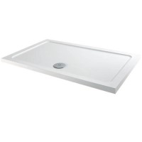 Low Profile Rectangular Shower Tray 1100 x 800mm Stone Resin - Slim Line Low Profile Rectangular Shower Tray 1100 x 800mm Stone Resin - Slim Line