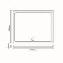 Rectangular Low Profile Shower Tray 1200 x 760mm - Slim Line