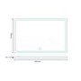 Stone Resin Low Profile Rectangular Shower Tray 1400 x 760mm - Slim Line