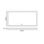 Low Profile Rectangular Shower Tray 1600 x 800mm Stone Resin - Slim Line