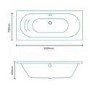 Duo 1600 Double Ended Bath