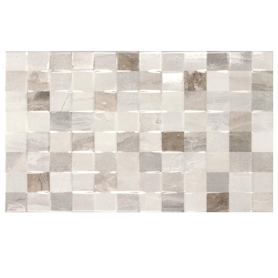 Atrium Kios Gris Relieve Wall Tile 