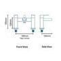 Oasis Waterfall Bath Shower Mixer