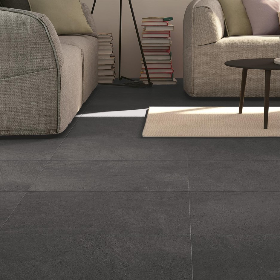 Season Anthracite Glazed Porcelain Non Slip Floor Tile Better Bathrooms
