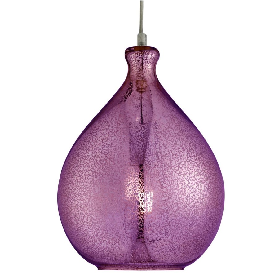 Mercury Purple Glass Pendant Ceiling Light