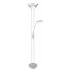 Double Chrome Floor Lamp With Dimmer
