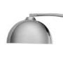 Giraffe Chrome Floor Lamp With Dome Shaped Metal Shade