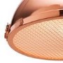 Industrial Copper Pendant Light With Acrylic Diffuser